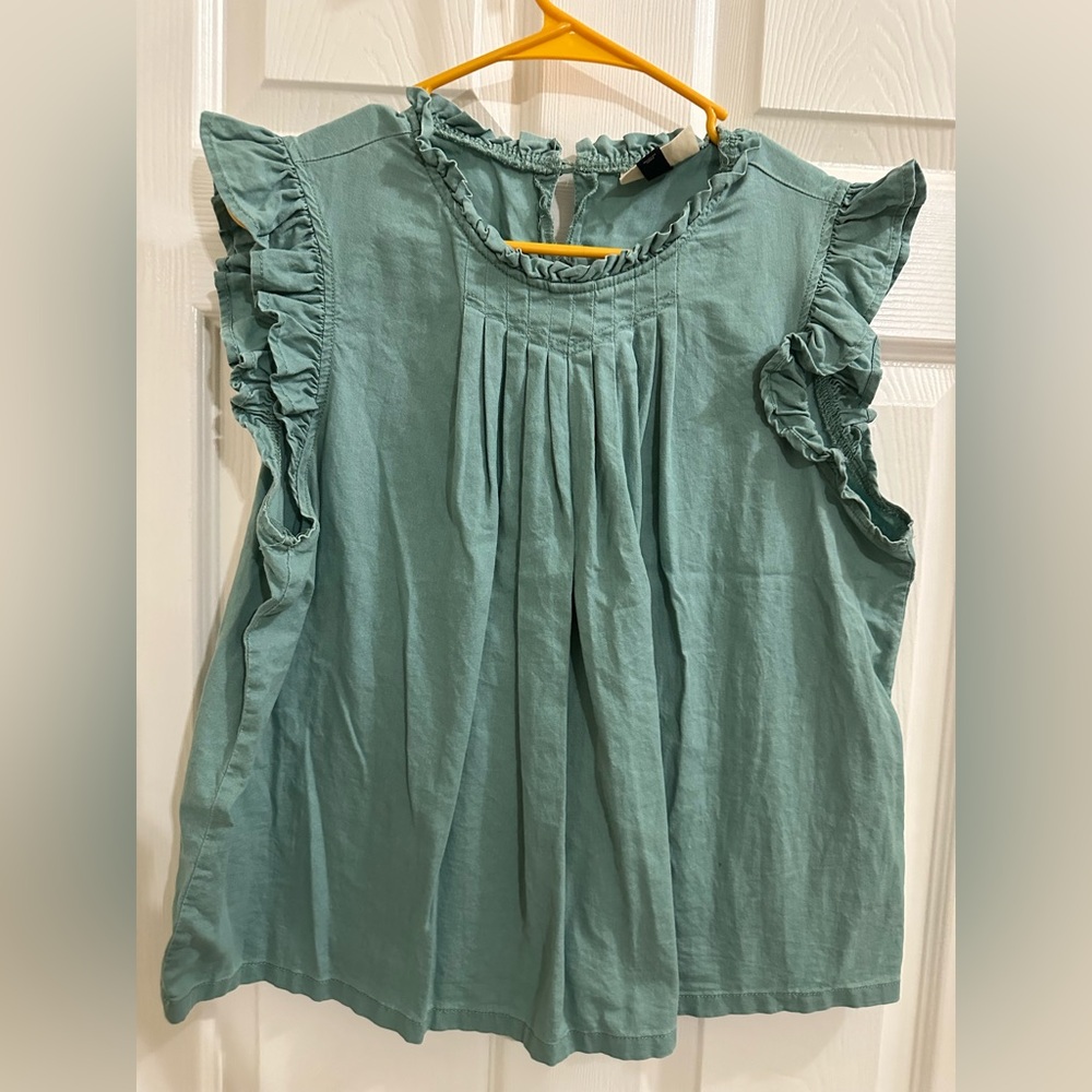 Teal blouse